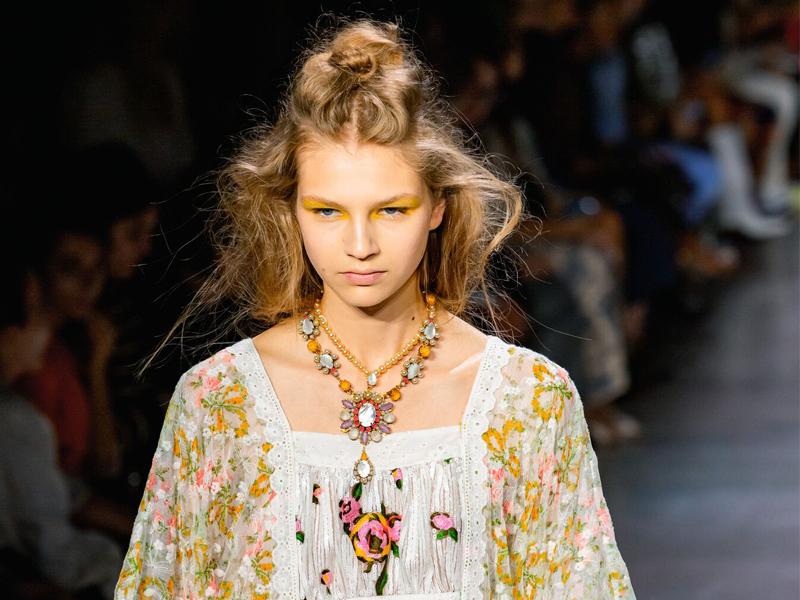 Get the look from New York Fashion Week: Anna Sui Spring/Summer 2020 ...