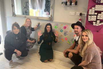 Bcreative, Taunton, lends a sweet helping hand to the  Hair & Beauty Charity