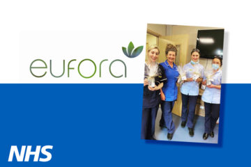 ‘Eufora Care Package’ gifted to NHS Heroes through Passion4hair’s national distribution network.