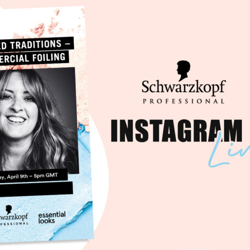 Join Schwarzkopf Professional for tricks & tips on Instagram Live 1