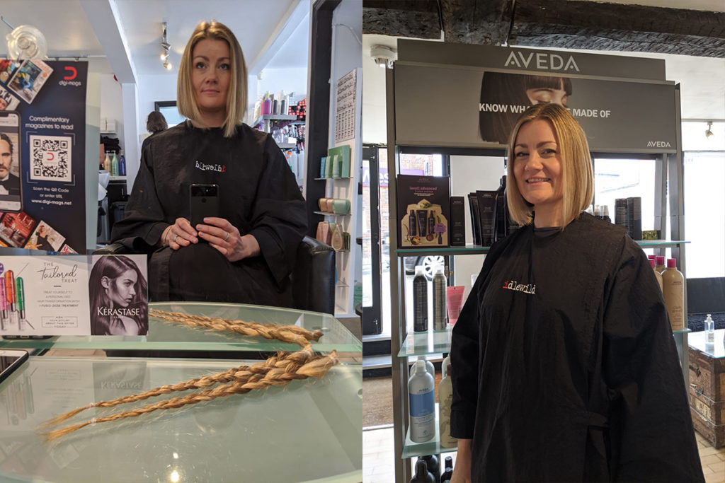 Opera Singer Donates her locks to Little Princess Trust 1