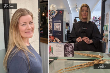 Opera Singer Donates her locks to Little Princess Trust 2