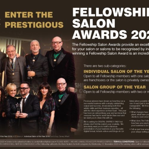 The Fellowship for British Hairdressing launches Salon Awards