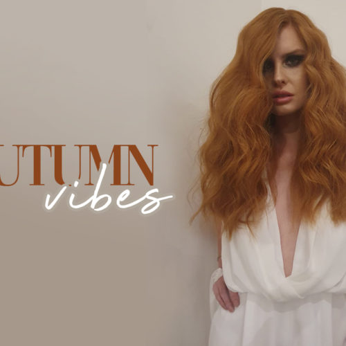 Jake Unger and Warren Boodaghian from HOB Academy tantalise with autumnal tones and voluminous waves for a romantic, on-season look