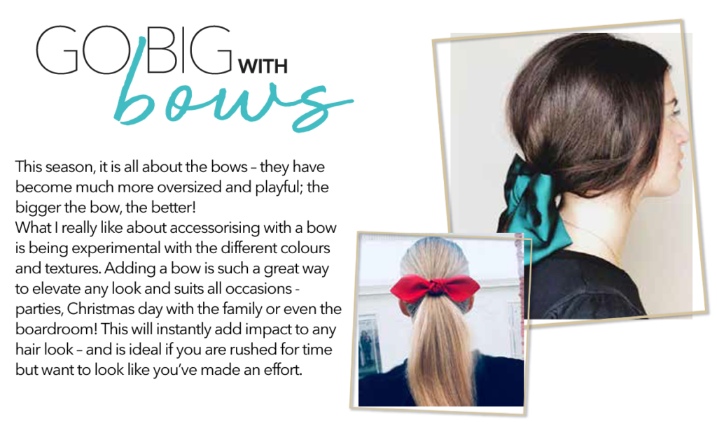 ghd | Make a statement with hair accessories | by accessory queen Zoë Irwin 1