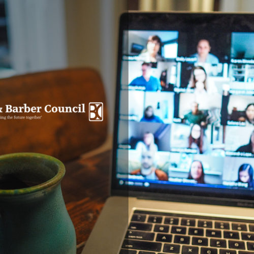 Hair & Barber Council attend virtual meeting with the Small Business Minister.