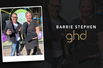 Christmas in July for future hairdressing stars as Barrie Stephens donates 50 ghd styling tools