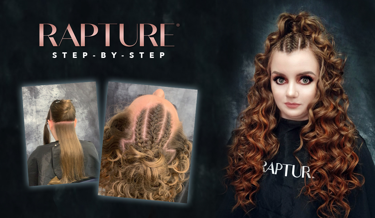 Rapture Hair Extensions Up-do - Professional Hairdresser