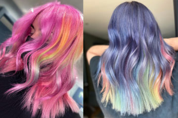 Top tips for perfect rainbow hair.