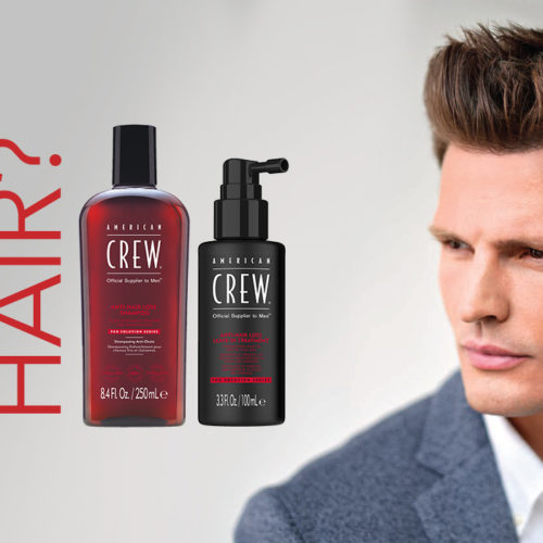 The 2-step anti-hair loss system from American Crew