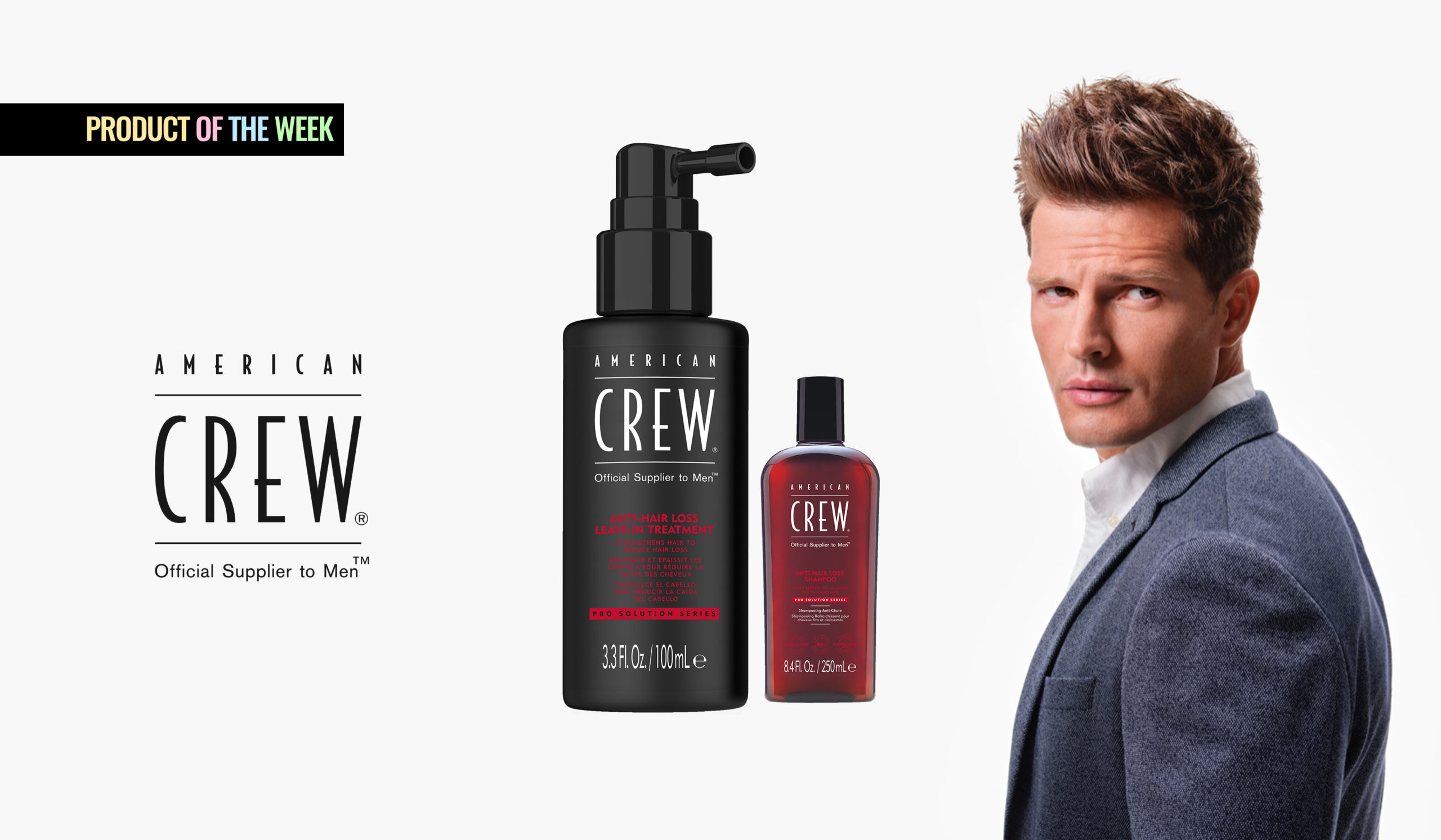 PRODUCT OF THE WEEK | American Crew® 2- Step Anti-Hair Loss System -  Professional Hairdresser