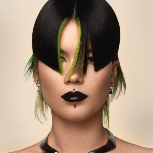 𝑺𝑯𝑰𝑭𝑻 💥 We're loving this fierce, bold look 🔥  -THE CREATIVE CURTAIN 🐲💣 -  Credits Hair: @rebeccajacques_hair Makeup: Roseanna Velin Photography: Trevor & Patricia photography Hair team: Aimee Atkins & Sarah Webley Tools/Products: @divaprostyling @schwarzkopfpro @equip_the_creative . . . ・ ・ ・ #modernsalon #hairstyle #instahair #haircolour #haircolor #wave #hairdye #hairdo #beachwaves #haircut #braid #straighthair #longhair #style #straight #curly #hairoftheday #transformationhair #americansalon #beyondtheponytail #hairideas #braidideas #hairfashion #withoutfilters #hairstyle #coolhair #boldhair #creativecolour #greenhair #haircollection