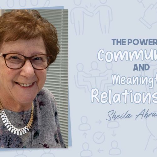 The Power of Community and Meaningful Connections| Sheila Abrahams 3